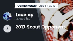 Recap: Lovejoy  vs. 2017 Scout Opponent 2017