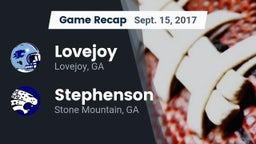 Recap: Lovejoy  vs. Stephenson  2017