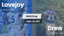 Matchup: Lovejoy  vs. Drew  2017