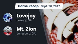 Recap: Lovejoy  vs. Mt. Zion  2017