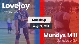 Matchup: Lovejoy  vs. Mundys Mill  2018