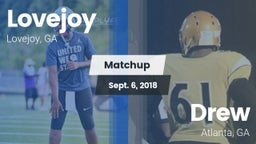 Matchup: Lovejoy  vs. Drew  2018