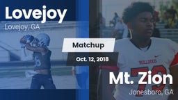 Matchup: Lovejoy  vs. Mt. Zion  2018
