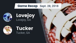 Recap: Lovejoy  vs. Tucker  2018
