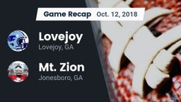 Recap: Lovejoy  vs. Mt. Zion  2018