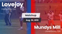 Matchup: Lovejoy  vs. Mundys Mill  2019