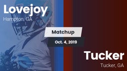Matchup: Lovejoy  vs. Tucker  2019