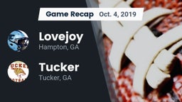 Recap: Lovejoy  vs. Tucker  2019