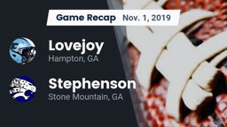 Recap: Lovejoy  vs. Stephenson  2019