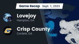 Recap: Lovejoy  vs. Crisp County  2023