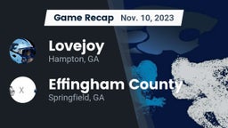 Recap: Lovejoy  vs. Effingham County  2023