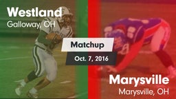 Matchup: Westland vs. Marysville  2016