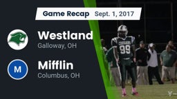 Recap: Westland  vs. Mifflin  2017