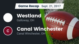 Recap: Westland  vs. Canal Winchester  2017