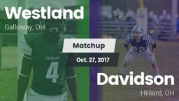 Matchup: Westland vs. Davidson  2017