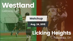 Matchup: Westland vs. Licking Heights  2018