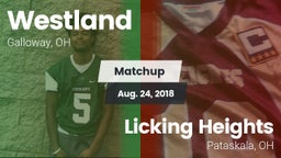 Matchup: Westland vs. Licking Heights  2018