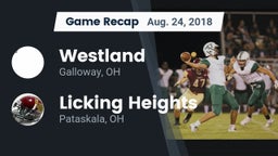 Recap: Westland  vs. Licking Heights  2018