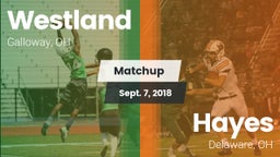 Matchup: Westland vs. Hayes  2018