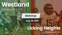 Matchup: Westland vs. Licking Heights  2019