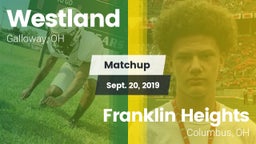 Matchup: Westland vs. Franklin Heights  2019