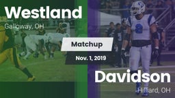 Matchup: Westland vs. Davidson  2019