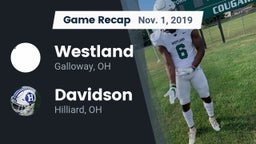 Recap: Westland  vs. Davidson  2019