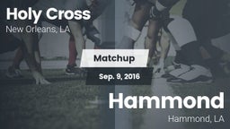 Matchup: Holy Cross vs. Hammond  2016