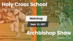 Matchup: Holy Cross School vs. Archbishop Shaw  2017
