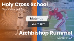 Matchup: Holy Cross School vs. Archbishop Rummel  2017