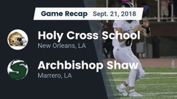 Recap: Holy Cross School vs. Archbishop Shaw  2018