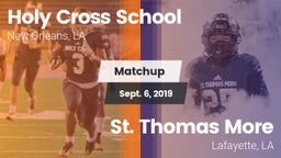 Matchup: Holy Cross School vs. St. Thomas More  2019