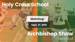 Matchup: Holy Cross School vs. Archbishop Shaw  2019