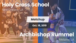 Matchup: Holy Cross School vs. Archbishop Rummel  2019