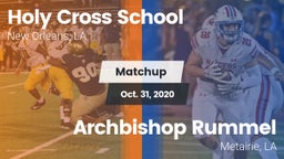 Matchup: Holy Cross School vs. Archbishop Rummel  2020