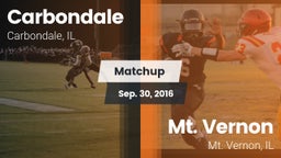 Matchup: Carbondale vs. Mt. Vernon  2016