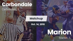 Matchup: Carbondale vs. Marion  2016