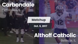 Matchup: Carbondale vs. Althoff Catholic  2017