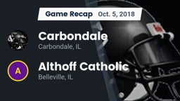 Recap: Carbondale  vs. Althoff Catholic  2018