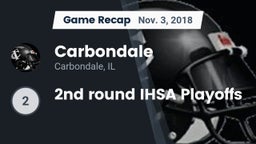 Recap: Carbondale  vs. 2nd round IHSA Playoffs 2018