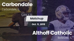 Matchup: Carbondale vs. Althoff Catholic  2019