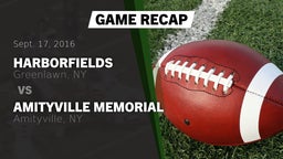 Recap: Harborfields  vs. Amityville Memorial  2016