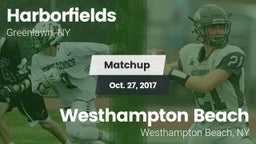 Matchup: Harborfields vs. Westhampton Beach  2017