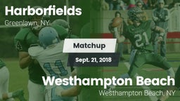Matchup: Harborfields vs. Westhampton Beach  2018