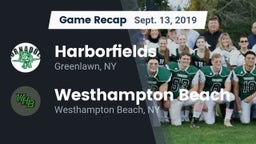 Recap: Harborfields  vs. Westhampton Beach  2019