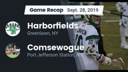 Recap: Harborfields  vs. Comsewogue  2019