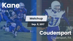 Matchup: Kane vs. Coudersport  2017