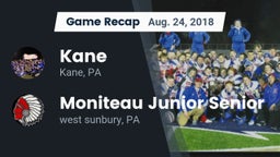 Recap: Kane  vs. Moniteau Junior Senior  2018