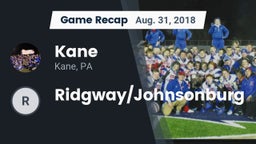 Recap: Kane  vs. Ridgway/Johnsonburg 2018