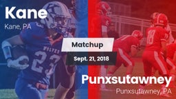 Matchup: Kane vs. Punxsutawney  2018